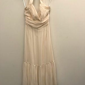 BCBG Max Azria size 4 white silk dress